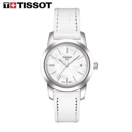 Tissot/天梭 CLASSIC系列女士手表贝母石英表T033.210.16.111.00