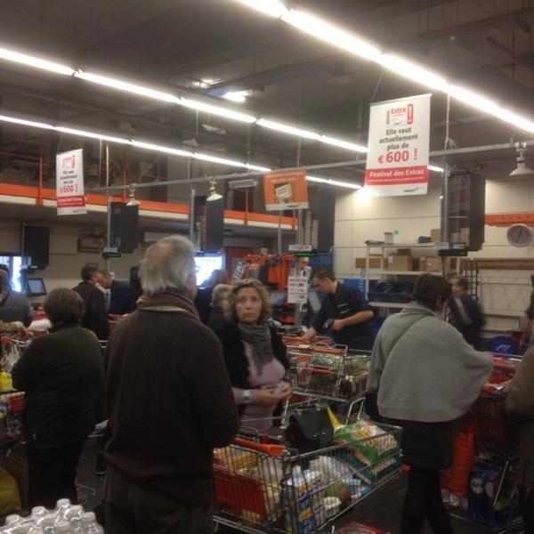 Photo taken at Colruyt by Olivier D. on 11/19/2011