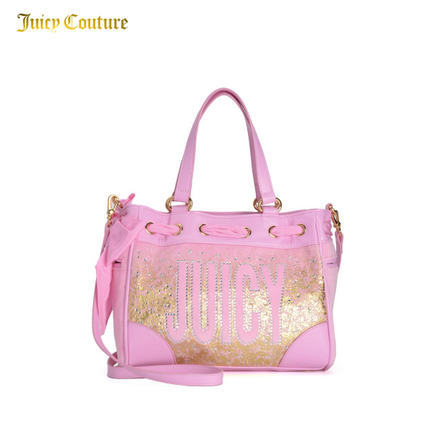 JuicyCouture/橘滋 时尚金属质感烫金单肩斜挎手提包 女WHB108 JuicyCouture/橘滋 时尚金属质感烫金单肩斜挎手提包 女WHB108