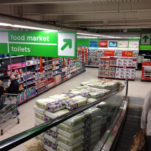 Photo taken at Asda by Jenny H. on 2/23/2012