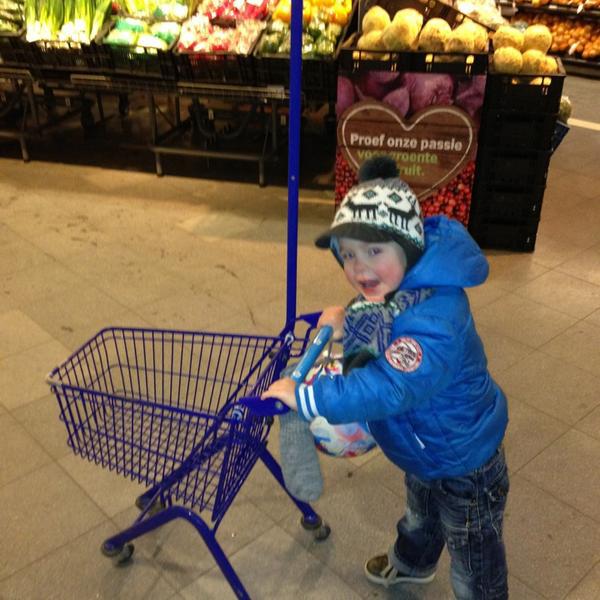 Photo taken at Albert Heijn by Renate P. on 1/24/2013