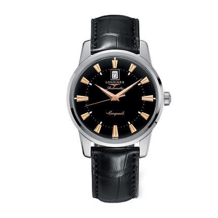 瑞士手表 浪琴Longines经典复古系列手表男表机械表L1.645.4.52.4