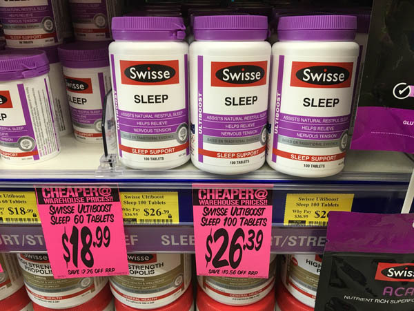澳大利亚进口改善睡眠片-swisse ultiboost sleep改善睡眠片60片
