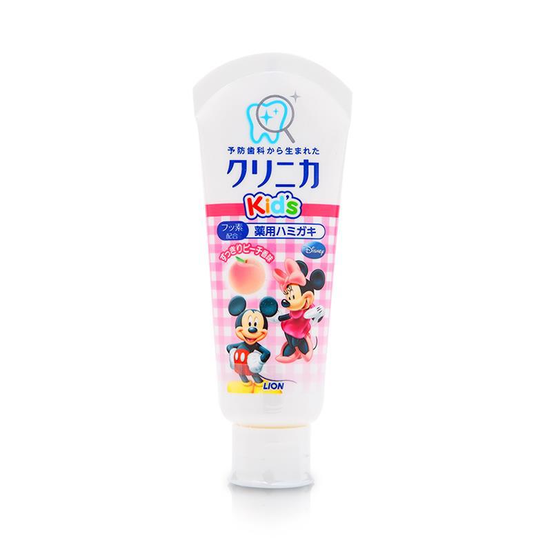 日本进口孩童牙膏-LION 狮王 儿童牙膏 桃子味 日本进口孩童牙膏-LION 狮王 儿童牙膏 桃子味