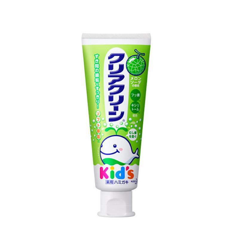 日本进口宝宝牙膏-KAO 花王 儿童牙膏 哈密瓜味 70g 日本进口宝宝牙膏-KAO 花王 儿童牙膏 哈密瓜味 70g