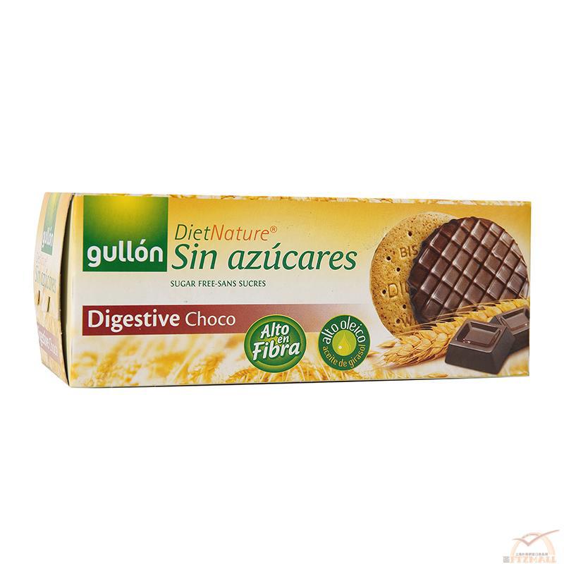 西班牙进口消化饼-Gullon 无糖朱古力味消化饼 270g 西班牙进口消化饼-Gullon 无糖朱古力味消化饼 270g