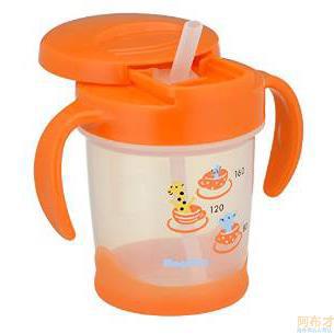 日本进口吸管训练杯-Pigeon贝亲吸管训练杯 吸管训练马克杯8个月