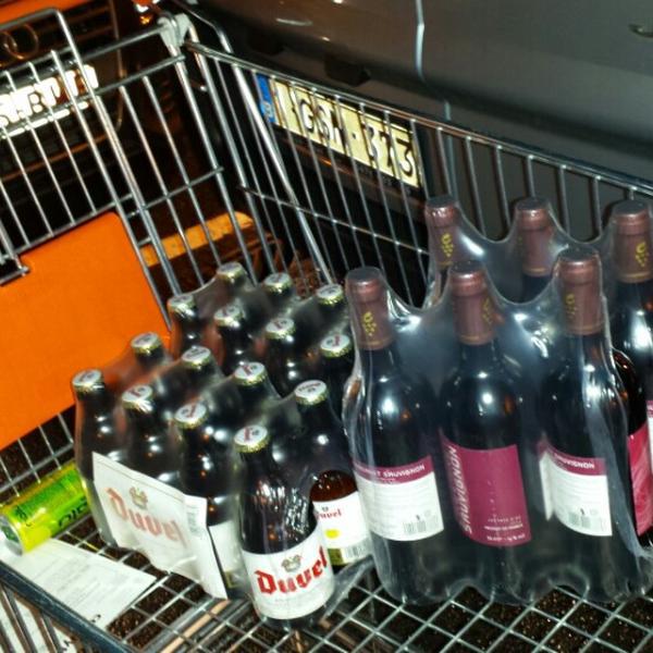 Photo taken at Colruyt by Ferdi M. on 1/10/2015