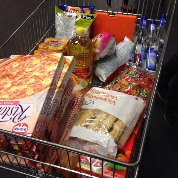 Photo taken at Colruyt by Kevin D. on 3/20/2015