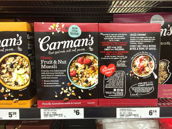 澳大利亚进口牛奶什锦-Carman's经典水果坚果牛奶什锦500g 澳大利亚进口牛奶什锦-Carman's经典水果坚果牛奶什锦500g