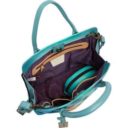 美国直邮 Anuschka CT39-289289 女包托特包手绘皮质单肩包包邮