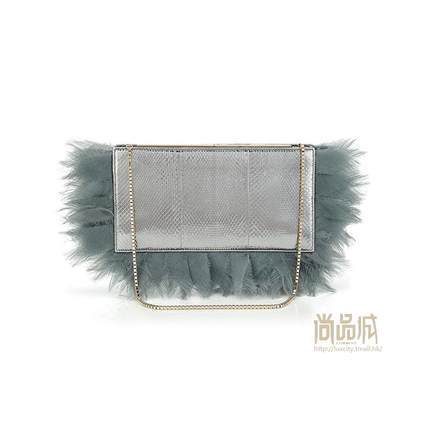 正品jimmy choo周仰杰2016新款女包时尚羽毛织物手拿单肩包TUXMWB 正品jimmy choo周仰杰2016新款女包时尚羽毛织物手拿单肩包TUXMWB