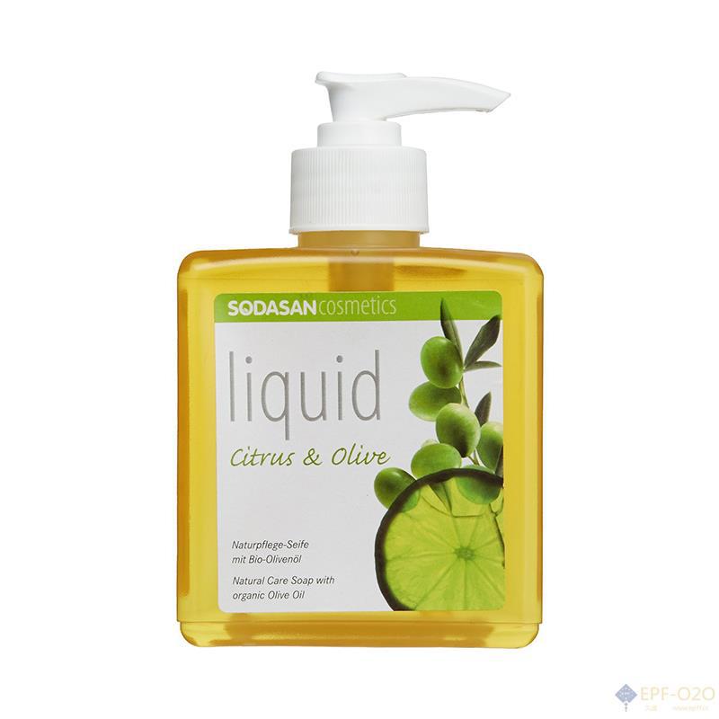 Sodasan 柠檬橄榄天然护理洗手液