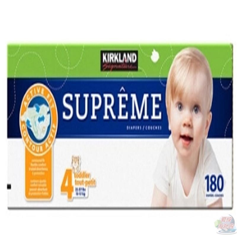 美国Costco倾情推荐 科克兰纸尿裤4号180片
