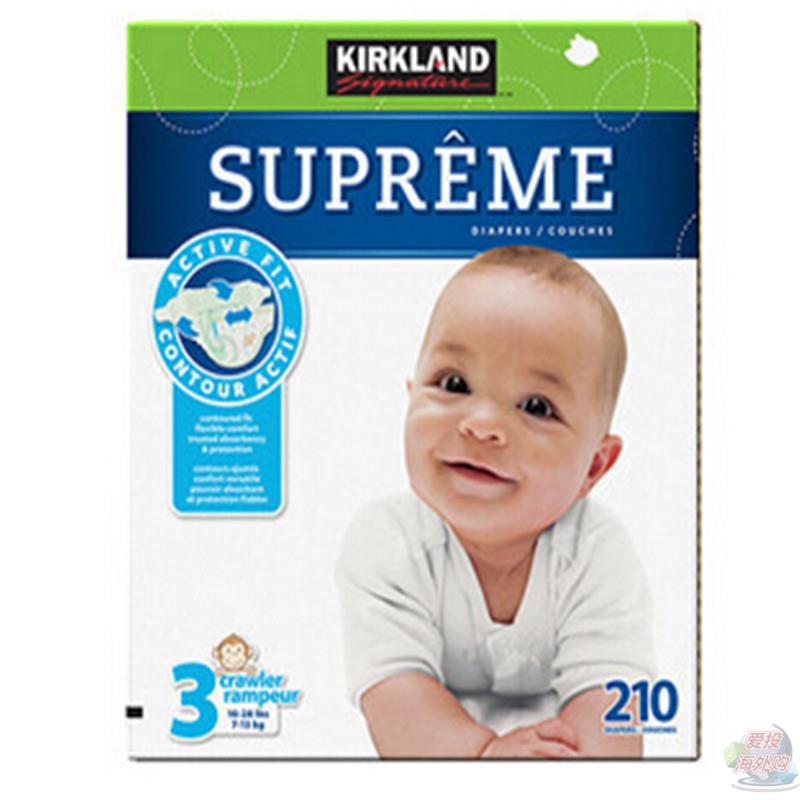 美国Costco倾情推荐 科克兰纸尿裤3号198片