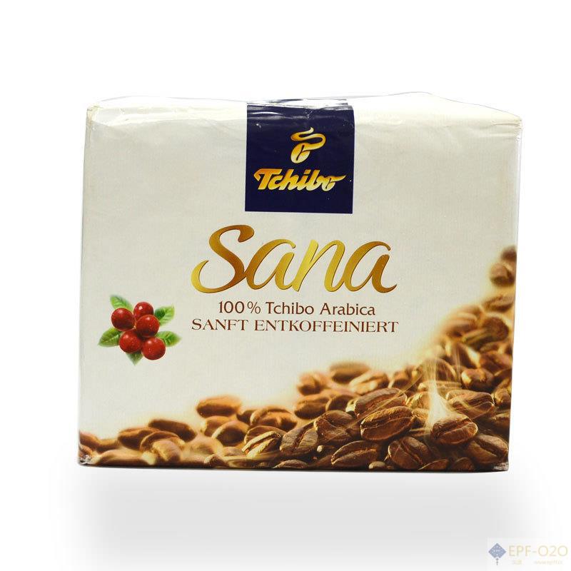 Tchibo奇堡 Sana咖啡粉 精选阿拉比卡咖啡豆 不含咖啡因 2x250g