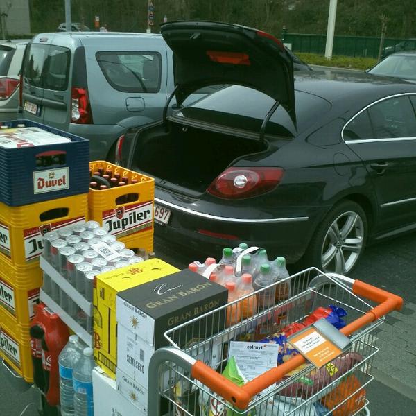 Photo taken at Colruyt by Gilles P. on 4/17/2013