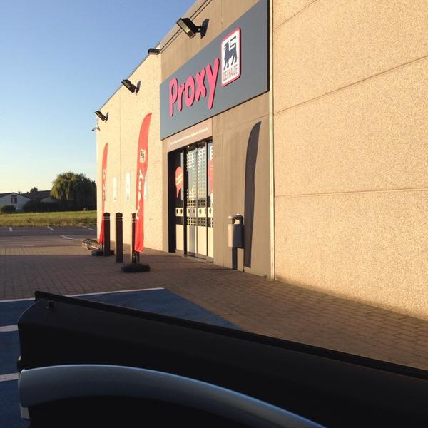 Photo taken at Proxy Delhaize by Justine S. on 7/18/2014
