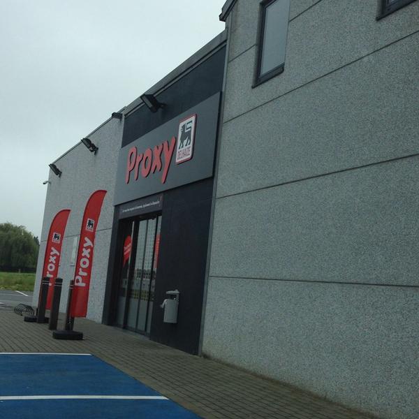 Photo taken at Proxy Delhaize by Justine S. on 7/14/2014