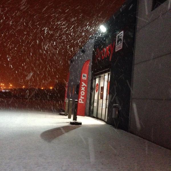 Photo taken at Proxy Delhaize by Justine S. on 1/24/2015