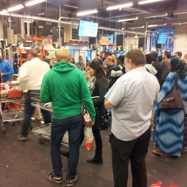 Photo taken at Colruyt by Michel B. on 9/22/2014