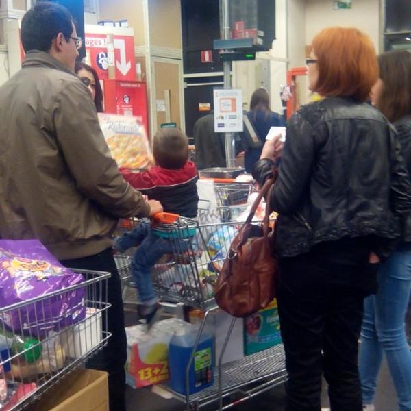 Photo taken at Colruyt by zadi m. on 10/21/2013