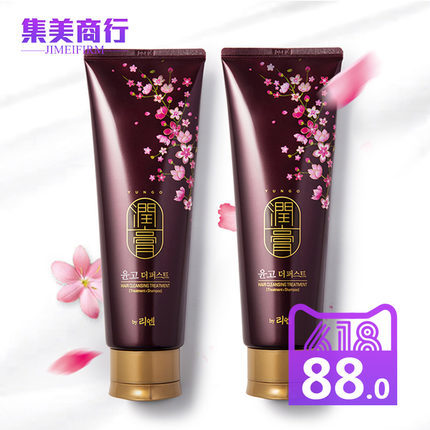 韩国LG润膏洗发水 洗护二合一 无硅油护发素 套装*2瓶装 正品 韩国LG润膏洗发水 洗护二合一 无硅油护发素 套装*2瓶装 正品