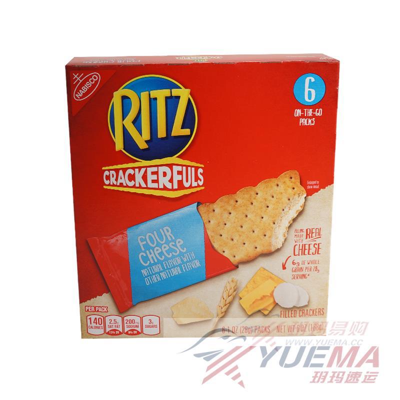 美国进口麦香饼干-RITZ卡夫乐之芝士奶酪麦香饼干 168g