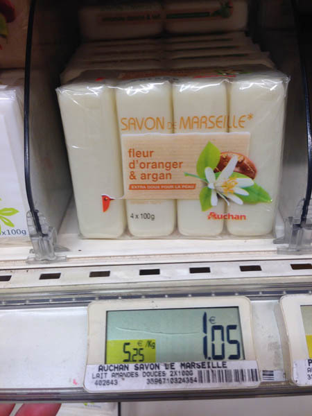 auchan自营香草味马赛皂 auchan自营香草味马赛皂