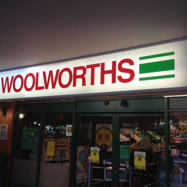 Photo taken at Woolworths by Glenn T. on 3/16/2013