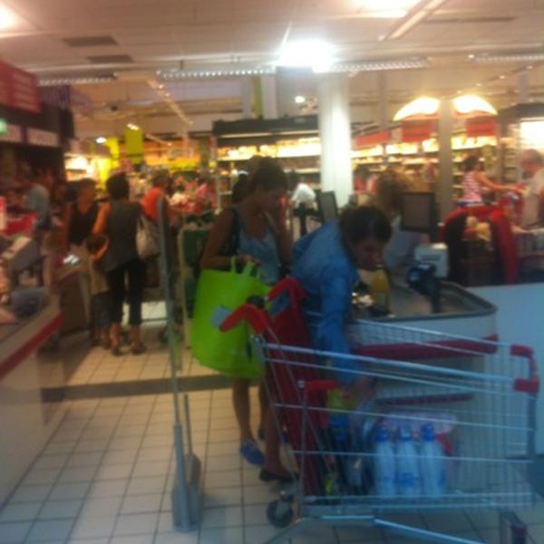 Photo taken at Auchan by Romain V. on 8/24/2012