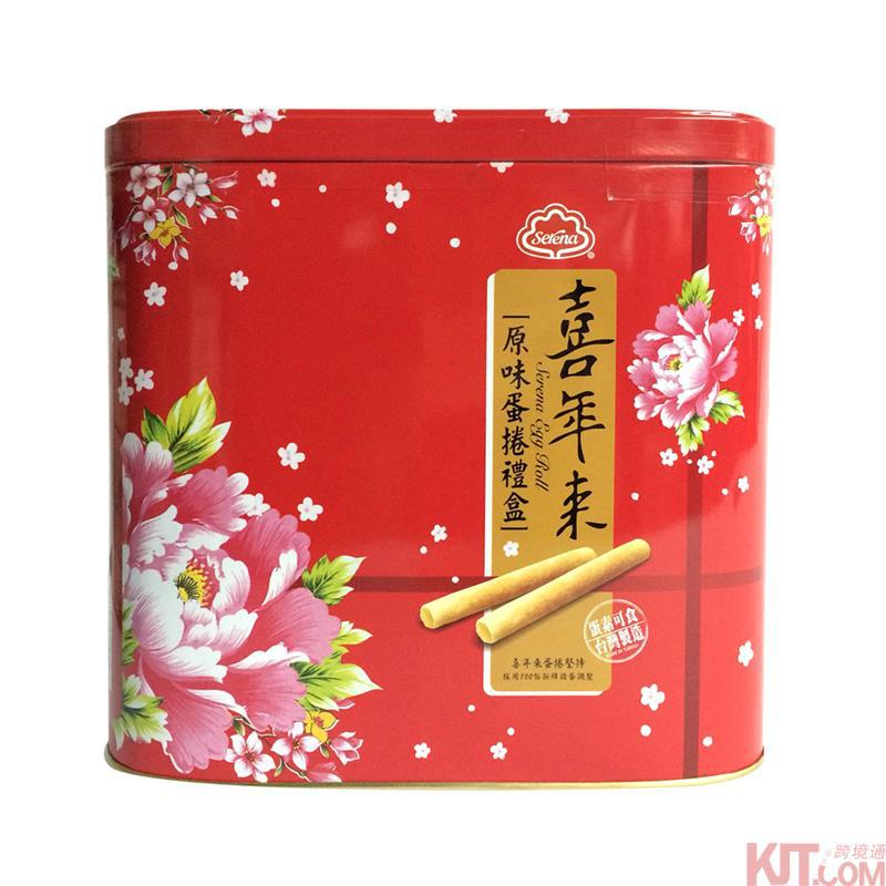 中国台湾进口原味蛋卷-SERENA 喜年来 原味蛋卷礼盒512g