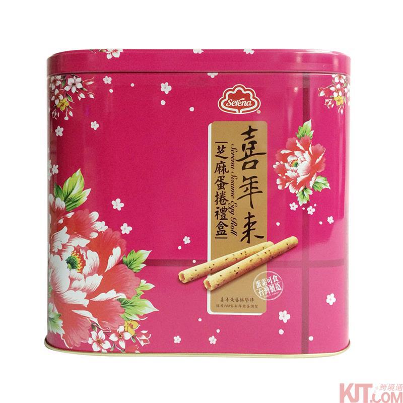 中国台湾进口芝麻蛋卷-SERENA 喜年来 芝麻蛋卷礼盒512g