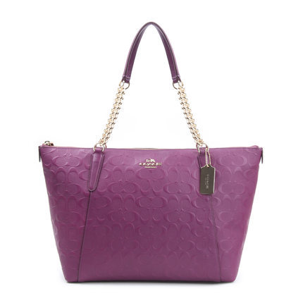 COACH/蔻驰 女士新款压花真皮手提单肩包女包 37204