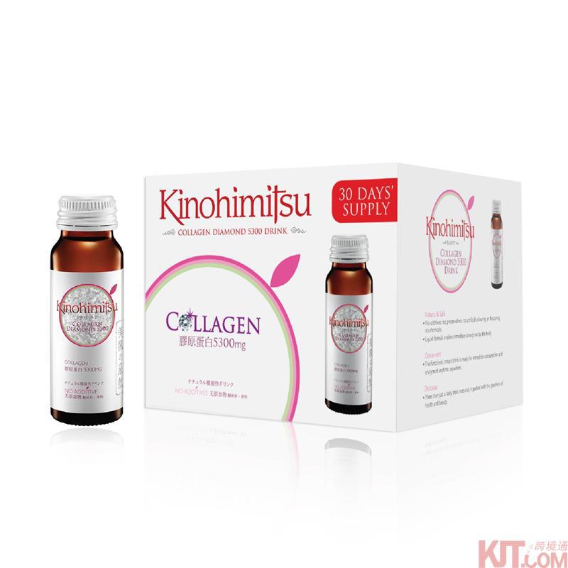 中国台湾进口胶原蛋白精华饮-Kinohimitsu木之秘密 胶原蛋白 精华饮 (50ml/瓶*16瓶)盒