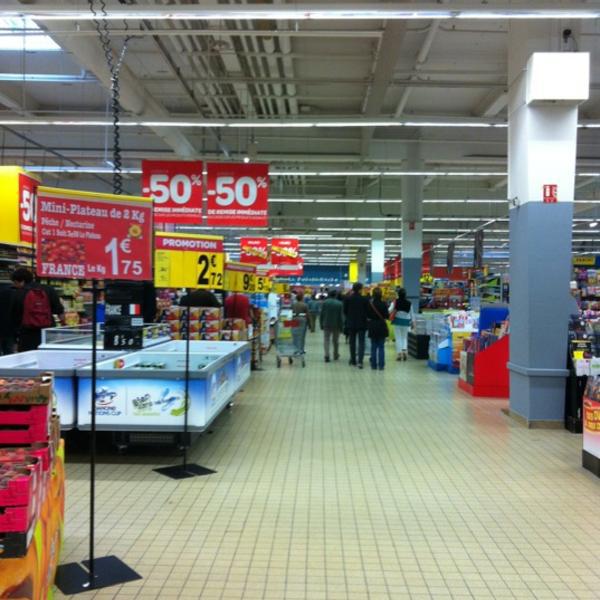 Photo taken at Carrefour by Marie K. on 7/11/2012