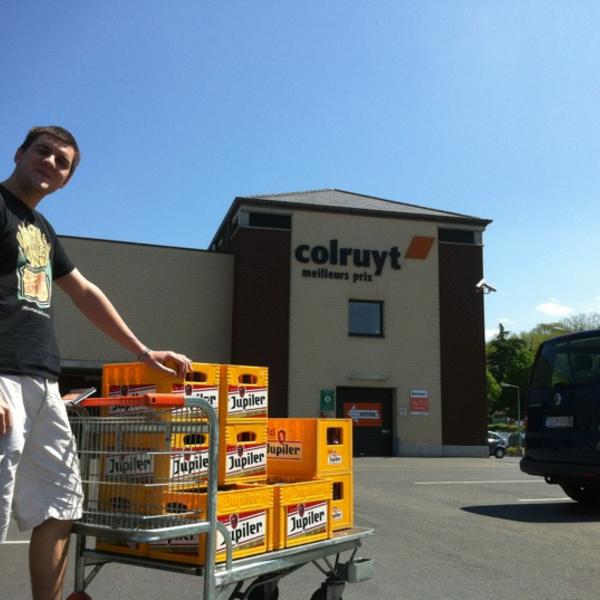 Photo taken at Colruyt by Elliot A. on 5/14/2012