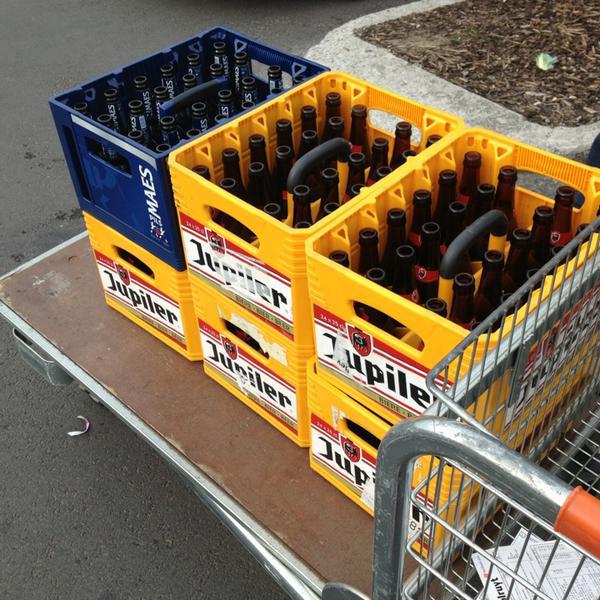 Photo taken at Colruyt by Francois L. on 6/19/2013