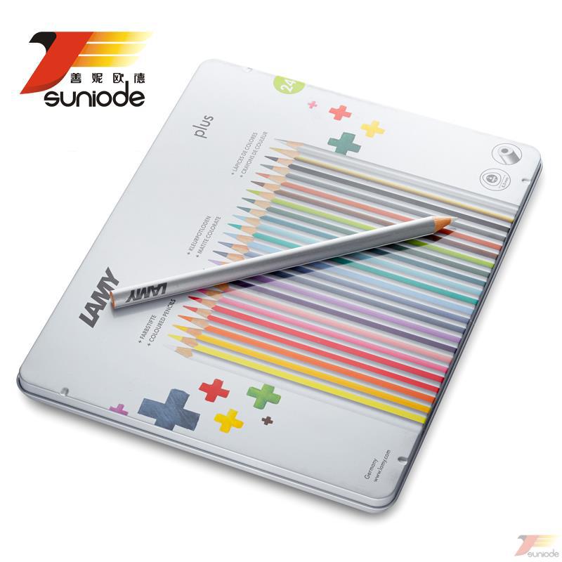 德国Lamy凌美彩铅套裝铁盒24色