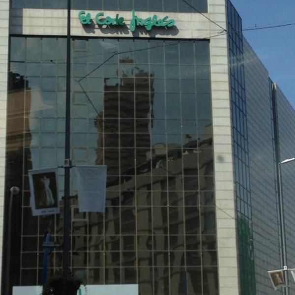 Photo taken at El Corte Inglés by Delfincard M. on 5/26/2012