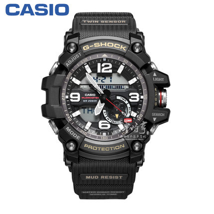 香港直邮 卡西欧手表泥人运动防水学生男表GG-1000-1A