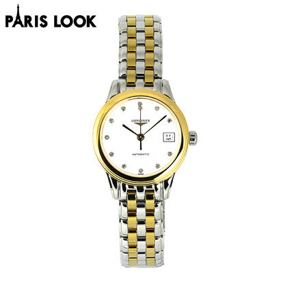 法国Longines/浪琴带钻军旗机械透底女表 L4.274.3.27.7全球联保