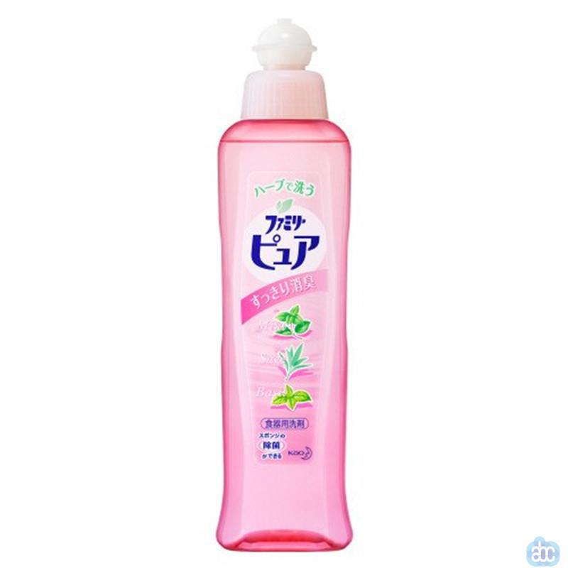 日本进口洗洁精-KAO花王洗洁精薄荷香草 果蔬餐具清洁剂 植物成份270ml