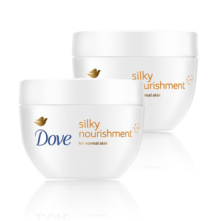 Dove/多芬 保湿嫩白身体霜/身体乳300ml 白碗 2盒装