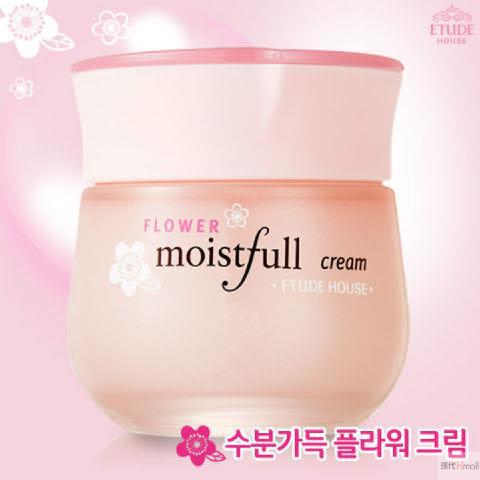 爱丽小屋 Etude house 水分满满花水面霜 50ml 爱丽小屋 Etude house 水分满满花水面霜 50ml