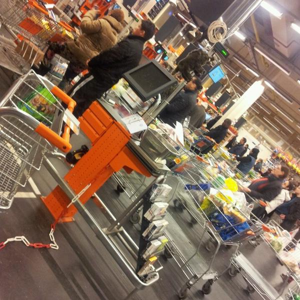 Photo taken at Colruyt by Sandel (. on 1/4/2014