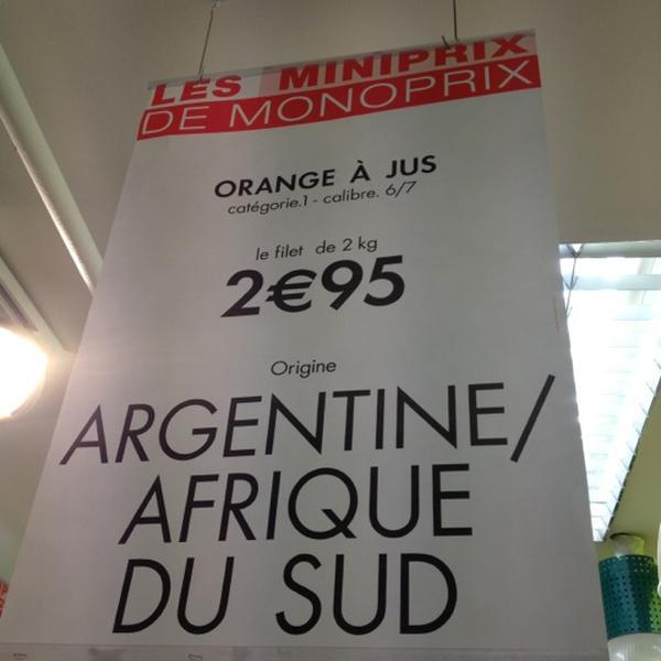 Photo taken at Monoprix by Alejandro M. on 10/29/2012