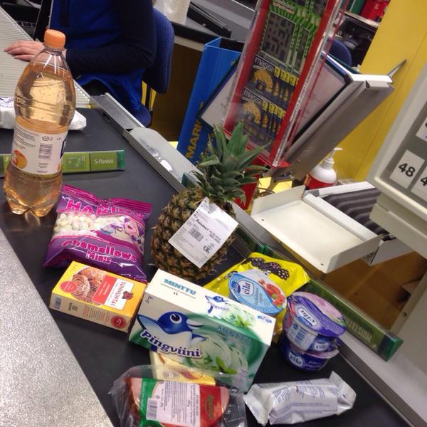 Photo taken at S-market Wiklund Herkku by Amanda R. on 3/16/2015