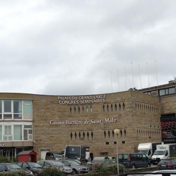 Photo taken at Casino Barrière de Saint-Malo by Tony M. on 4/13/2013