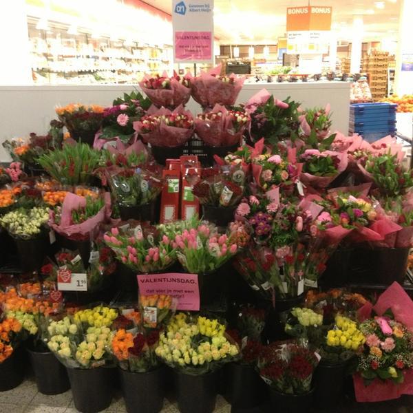 Photo taken at Albert Heijn by Johan P. on 2/14/2013